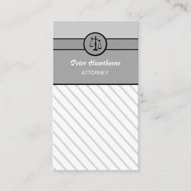 Elegante Visitenkarte (Vorderseite)