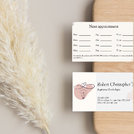 Elegante Visitenkarte des Psychologen