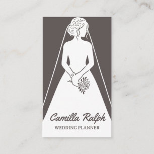 Elegante Visitenkarte für Hochzeitsplaner