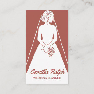 Elegante Visitenkarte für Hochzeitsplaner
