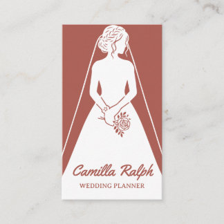 Elegante Visitenkarte für Hochzeitsplaner