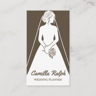 Elegante Visitenkarte für Hochzeitsplaner