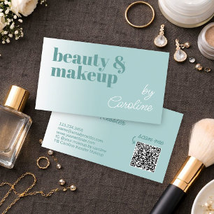 Elegante Visitenkarte für professionelle Visagiste