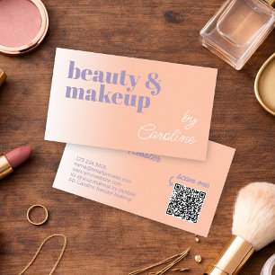 Elegante Visitenkarte für professionelle Visagiste