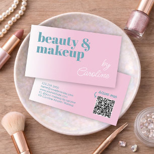 Elegante Visitenkarte für professionelle Visagiste