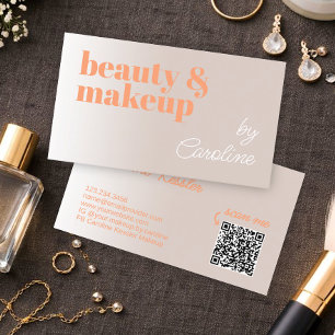 Elegante Visitenkarte für professionelle Visagiste
