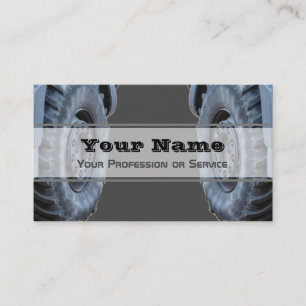 Elegante Visitenkarte für Rad- und Reifenexperten