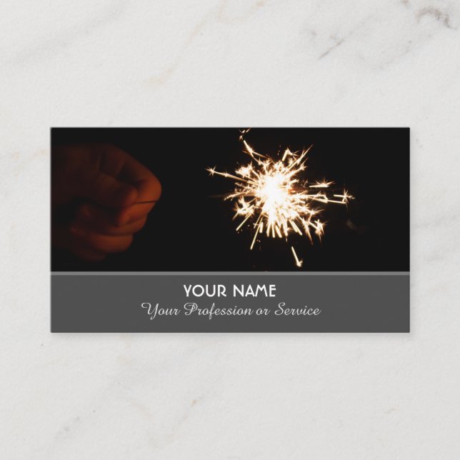 Elegante Visitenkarte für Service-Experten (Vorderseite)