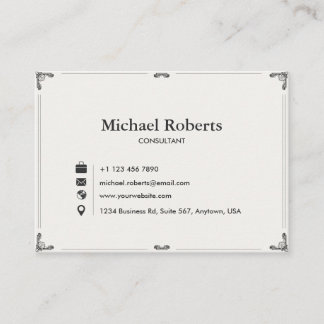 Elegante Visitenkarte | Modernes Design 3,5" × 2,5