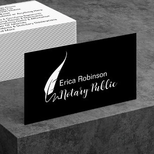 Elegante Visitenkarten für Notare Visitenkarte