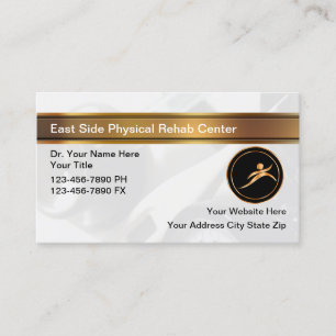 Elegante Visitenkarten für Physiotherapie-Reha-Pra Visitenkarte