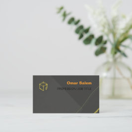 "Elegante Visitenkarten mit luxuriösem Golddesign Visitenkarte