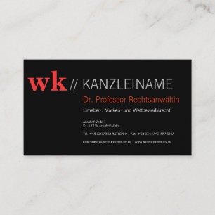 Elegante Visitenkarten schwarz Rosa   Kartenhaus Visitenkarte