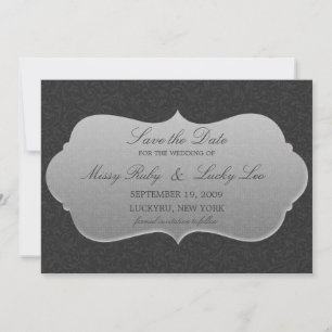 Elegante Vorab-Benachrichtigung zur Hochzeit Save The Date