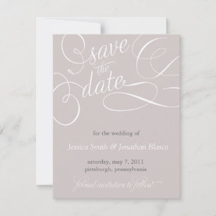 Elegante Vorankündigung des Termins Save The Date