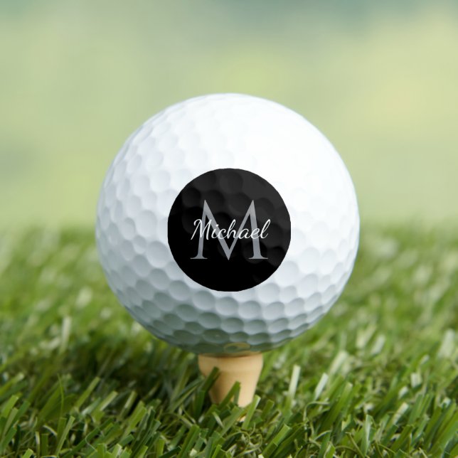 Elegante Vorlage für Anfangsbuchstaben Monogramm S Golfball (Insitu T-Shirt)
