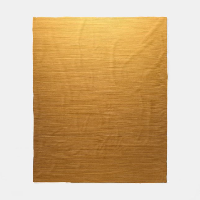 Elegante warme gebürstete Messing-Metalltextur Sti Fleecedecke (Vorderseite)