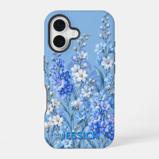 Elegante warme orangefarbene Gänseblümchen iPhone 16 Hülle