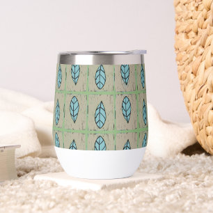 Elegante Wasserfarbe botanische Blätter Grün
