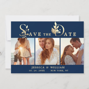 Elegante Wasserfarbe Eukalyptus 3 FOTO Hochzeit Save The Date