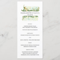 Elegante Wasserfarbe Mittelmeer Hochzeit