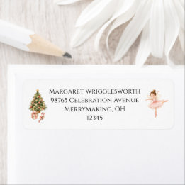Elegante Wasserfarbe Nussknacker-Suite Rücksendead