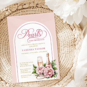 Elegante Wasserfarbe Roségold Hochzeitsdusche Einl Einladung