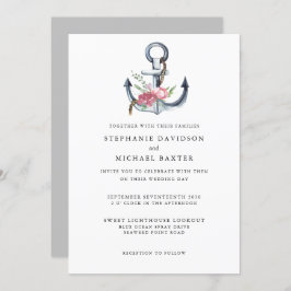 Elegante Wasserfarbe Schöne Landschaft Einladung