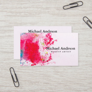 Elegante Wasserfarbe Visitenkarte