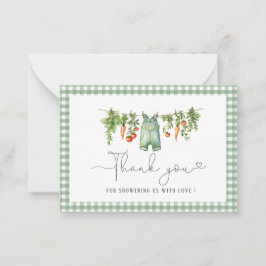 Elegante Wasserfarbe Vor Ort gewachsene Babydusche Mitteilungskarte