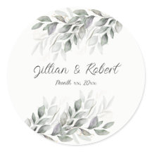 Elegante Wasserfarben-Blumen-Hochzeit