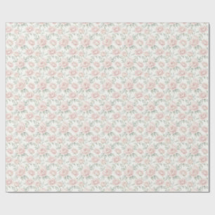 Elegante Wasserfarben-Rosen Geschenkpapier