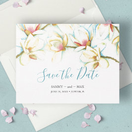 Elegante Wasserfarben Save the Date ohne Foto