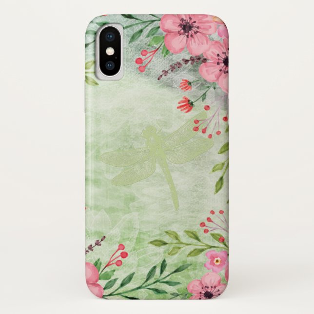 Elegante Watercolor Case-Mate iPhone Hülle (Rückseite)