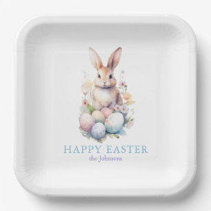 Elegante Watercolor Eggs Floral Ostern BRUNCH Pappteller