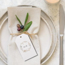 Elegante Watercolor Floral Monogram Wedding Gift T