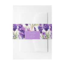 Elegante Watercolor Lavender Blume