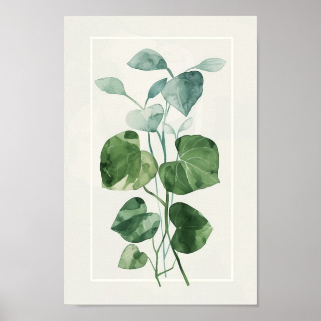 Elegante Watercolor Poster (Vorne)