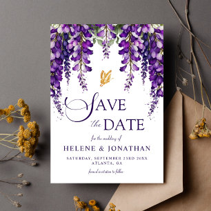 Elegante Watercolor Save The Date
