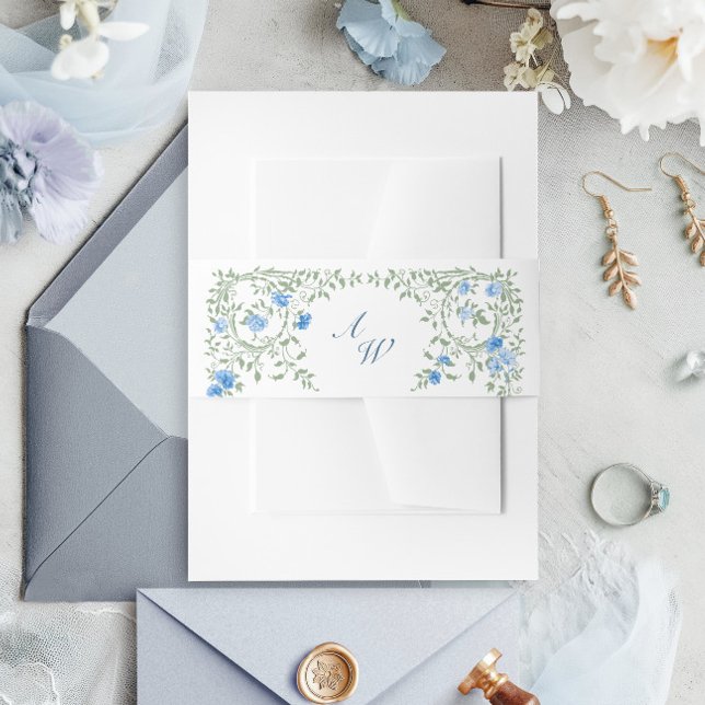 Elegante Watercolor Wilde Blume Blumenzehen Einladungsbanderole (Von Creator hochgeladen)