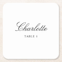 Elegante Wedding Escort Card, Name Platzkarte