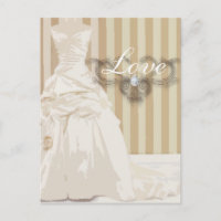 Elegante Wedding Gown Gastgeschenk Hochzeit