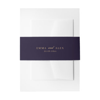Elegante Wedding Invitation Bly Band