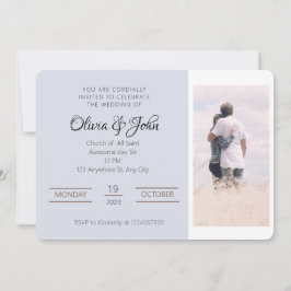 Elegante WEDDING INVITATION Einladung