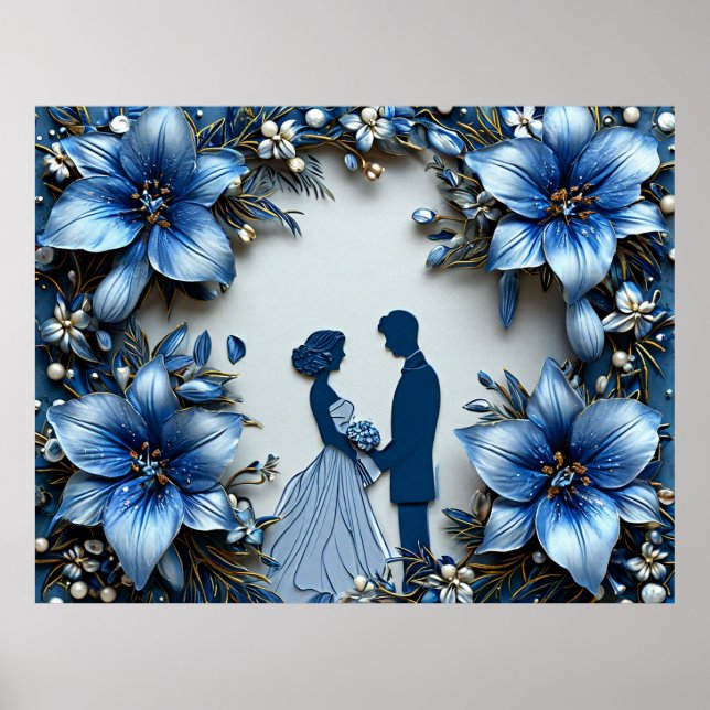 Elegante Wedding Scene Poster (Vorne)