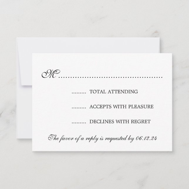 Elegante Wedding UAWG Turquoise String Lights RSVP Karte (Vorderseite)