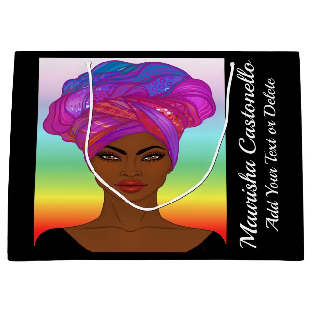 Elegante weibliche Tasche #2 - Siehe Zurück Große Geschenktüte (Vorderseite)