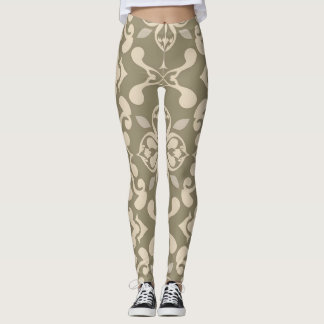 Elegante weiche Leggings mit nahtlosem Muster