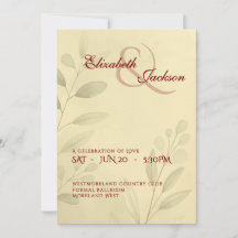 Elegante weiche romantische botanische Schrift Hoc