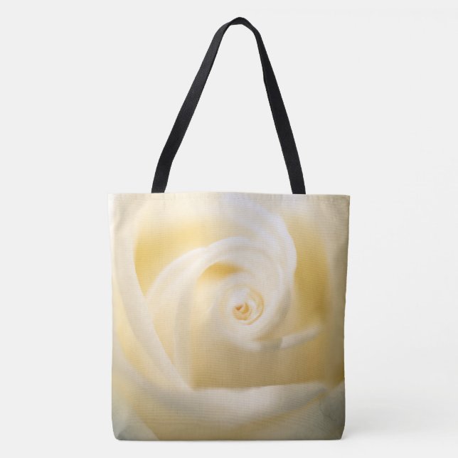 Elegante weiche Rose Drucktasche (Vorderseite)